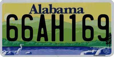 AL license plate 66AH169