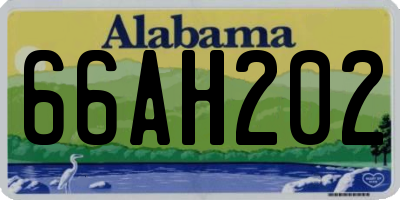AL license plate 66AH202