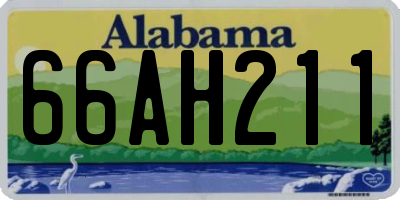 AL license plate 66AH211