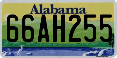 AL license plate 66AH255