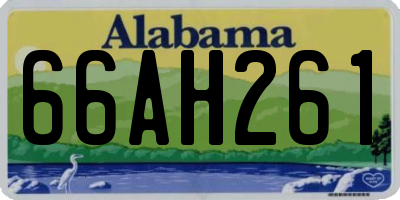 AL license plate 66AH261