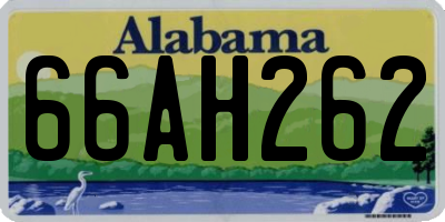 AL license plate 66AH262