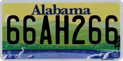 AL license plate 66AH266