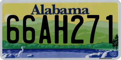 AL license plate 66AH271