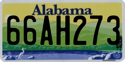 AL license plate 66AH273