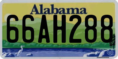 AL license plate 66AH288