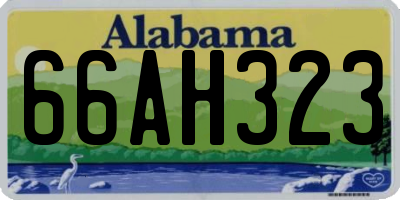 AL license plate 66AH323