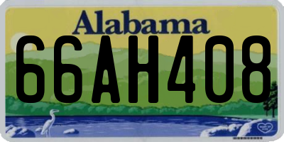 AL license plate 66AH408