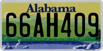 AL license plate 66AH409