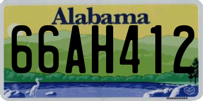 AL license plate 66AH412