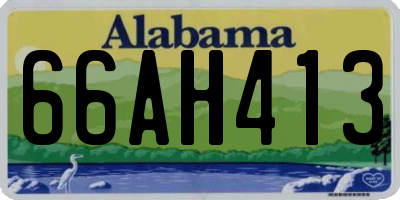 AL license plate 66AH413