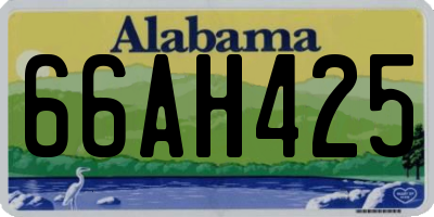 AL license plate 66AH425