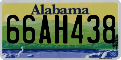 AL license plate 66AH438