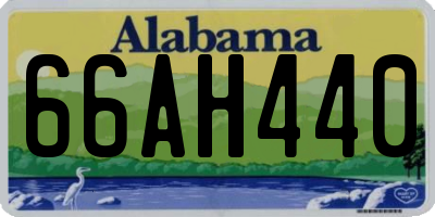 AL license plate 66AH440