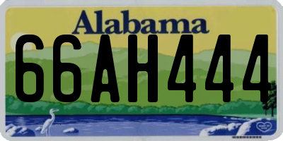 AL license plate 66AH444