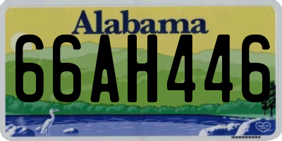 AL license plate 66AH446