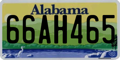 AL license plate 66AH465
