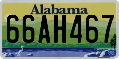 AL license plate 66AH467