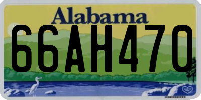 AL license plate 66AH470