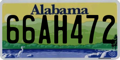 AL license plate 66AH472