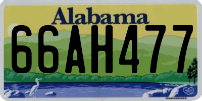 AL license plate 66AH477