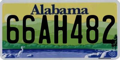 AL license plate 66AH482