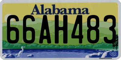 AL license plate 66AH483
