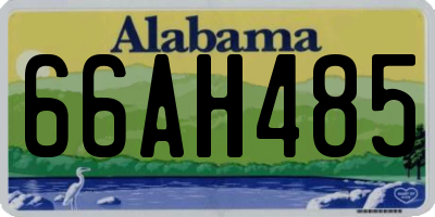 AL license plate 66AH485
