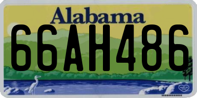 AL license plate 66AH486