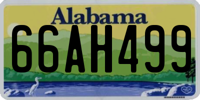 AL license plate 66AH499