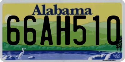 AL license plate 66AH510