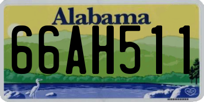 AL license plate 66AH511