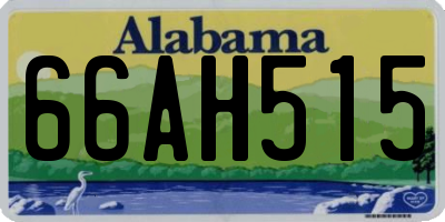 AL license plate 66AH515