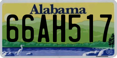 AL license plate 66AH517