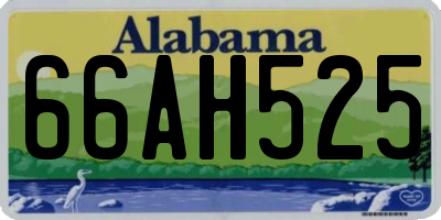 AL license plate 66AH525