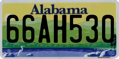 AL license plate 66AH530