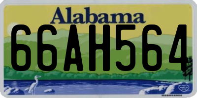 AL license plate 66AH564