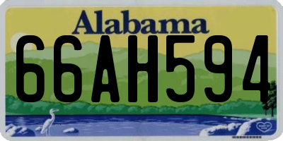 AL license plate 66AH594