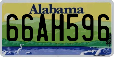 AL license plate 66AH596