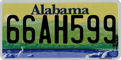 AL license plate 66AH599