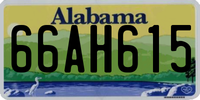 AL license plate 66AH615
