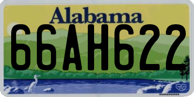AL license plate 66AH622