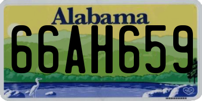 AL license plate 66AH659
