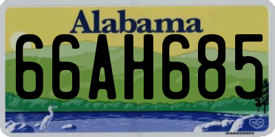 AL license plate 66AH685