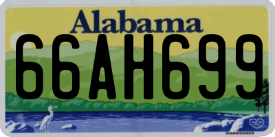 AL license plate 66AH699