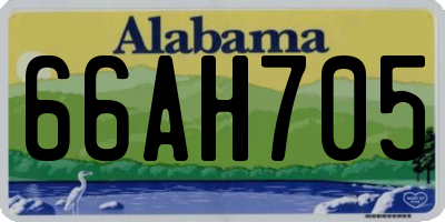 AL license plate 66AH705