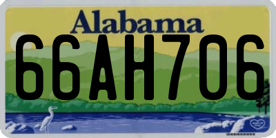 AL license plate 66AH706