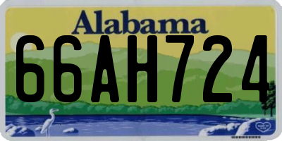 AL license plate 66AH724