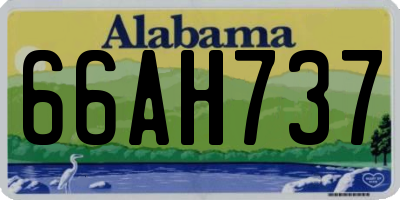 AL license plate 66AH737