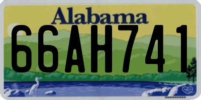 AL license plate 66AH741